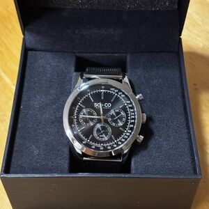 Black So And Co Chronograph Men's Watch